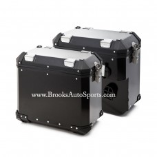 Panniers Black (Left + Right Bags) for R1200GS R1250GS 2013-2023 (WC) LOCKS + MOUNTS